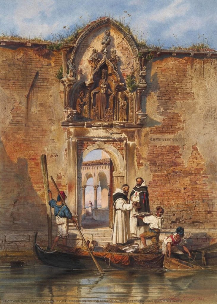 "acquarello di vita veneziana"